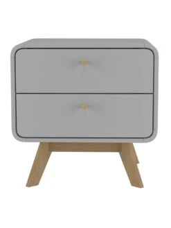 Dorel Home Cassie Bedside Table - Grey/Oak 11 Dorel Home Cassie Bedside Table - Grey/Oak -FurniHaven Shop VJWQP SQ4 0000000311 GREY OAK SLd