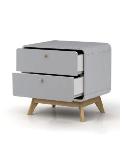 Dorel Home Cassie Bedside Table - Grey/Oak 12 Dorel Home Cassie Bedside Table - Grey/Oak -FurniHaven Shop VJWQP SQ5 0000000311 GREY OAK SLd1