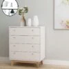 Dorel Home Cassie 4 Drawer Chest - White/Oak -FurniHaven Shop VJWQR SQ1 0000000010 WHITE OAK RSr
