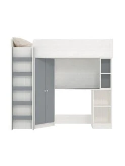 Very Home Miami Fresh High Sleeper With Mattress Options (Buy And SAVE!) - Grey -FurniHaven Shop VKCBQ SQ2 0000000005 GREY RSr