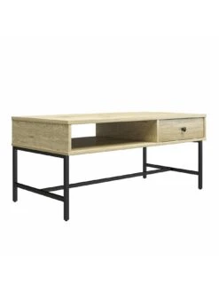 Queer Eye Tamlin Coffee Table -  Oak -FurniHaven Shop VKEEM SQ3 0000000006 OAK SLd
