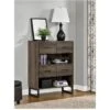Candon Short Bookcase - Walnut -FurniHaven Shop VKEEP SQ1 0000000007 WALNUT SLf