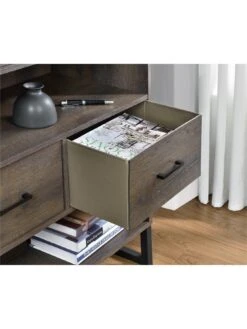 Candon Short Bookcase - Walnut -FurniHaven Shop VKEEP SQ2 0000000007 WALNUT RSr