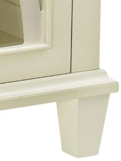 Ellington Double Glass Door Accent Cabinet - White -FurniHaven Shop VKEER SQ4 0000000013 WHITE SLd1
