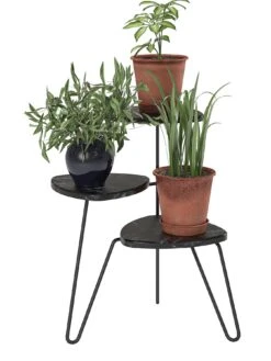 Novogratz Athena Plant Stand - Black -FurniHaven Shop VKEEV SQ3 0000000004 BLACK SLd