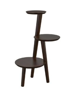 Novogratz Brittany Plant Stand -FurniHaven Shop VKEEY SQ3 0000000007 WALNUT SLa