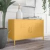 Novogratz Cache 2 Door Metal Locker Accent Cabinet - Yellow -FurniHaven Shop VKEGU SQ1 0000000076 YELLOW RSr