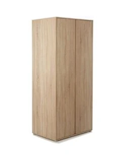 Everyday Lisson 2 Door Wardrobe - Oak - FSC® Certified -FurniHaven Shop VKM10 SQ3 0000000006 OAK SLa