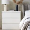 Everyday Lisson 3 Drawer Chest - White - FSC® Certified -FurniHaven Shop VKM13 SQ1 0000000013 WHITE RSr
