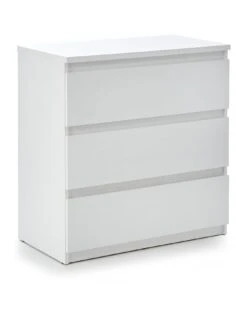 Everyday Lisson 3 Drawer Chest - White - FSC® Certified 10 Everyday Lisson 3 Drawer Chest - White - FSC® Certified -FurniHaven Shop VKM13 SQ3 0000000013 WHITE SLa