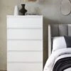 Everyday Lisson 5 Drawer Chest - White - FSC® Certified -FurniHaven Shop VKM15 SQ1 0000000013 WHITE RSr