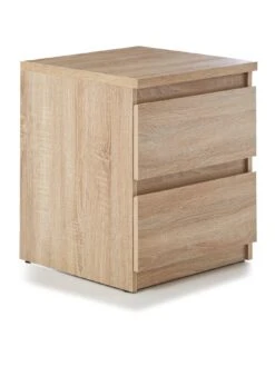 Everyday Lisson 2 Drawer Bedside - Oak - FSC® Certified -FurniHaven Shop VKM2Z SQ3 0000000006 OAK SLa