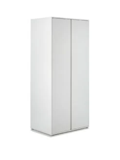 Everyday Lisson 2 Door Wardrobe - White - FSC® Certified -FurniHaven Shop VKM64 SQ3 0000000013 WHITE SLa