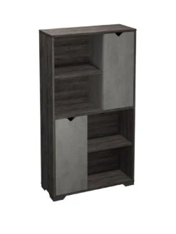 One Call Hollis Ready Assembled Tall Storage Unit -FurniHaven Shop VKT56 SQ3 0000000005 GREY SLa