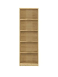 Everyday Metro Tall Wide Bookcase - Oak- FSC® Certified -FurniHaven Shop VKYN9 SQ2 0000000006 OAK SLf