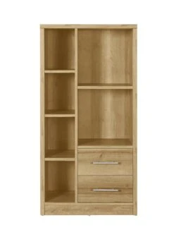 Everyday Metro 3 Piece Storage Bookcase Package - Oak - FSC® Certified -FurniHaven Shop VKYNA SQ4 0000000006 OAK SLd