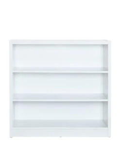 Everyday Metro Small Wide Bookcase - White - FSC® Certified -FurniHaven Shop VKYNB SQ2 0000000013 WHITE SLf