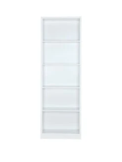 Everyday Metro Tall Wide Bookcase - White - FSC® Certified -FurniHaven Shop VKYNF SQ2 0000000013 WHITE SLf