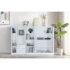 Everyday New Metro 3 Piece Storage Bookcase Package - White - FSC® Certified -FurniHaven Shop VKYNG SQ1 0000000013 WHITE RSr