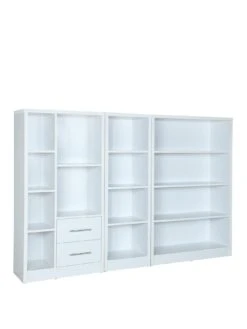 Everyday New Metro 3 Piece Storage Bookcase Package - White - FSC® Certified 11 Everyday New Metro 3 Piece Storage Bookcase Package - White - FSC® Certified -FurniHaven Shop VKYNG SQ3 0000000013 WHITE SLa