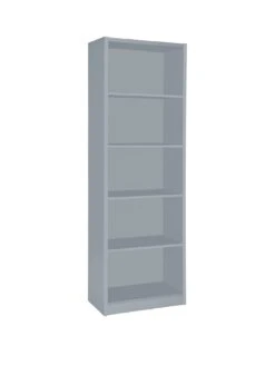 Everyday Metro Tall Wide Bookcase - Grey - FSC® Certified -FurniHaven Shop VKYNK SQ3 0000000005 GREY SLa