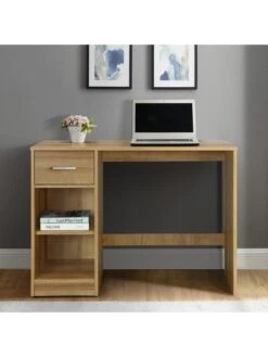 Everyday Metro Desk - Oak - FSC® Certified -FurniHaven Shop VKYNN SQ4 0000000006 OAK SLd