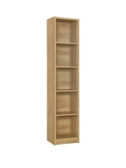 Everyday Metro Tall Bookcase - Oak - FSC® Certified 10 Everyday Metro Tall Bookcase - Oak - FSC® Certified -FurniHaven Shop VKYNO SQ3 0000000006 OAK SLa