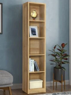 Everyday Metro Tall Bookcase - Oak - FSC® Certified 11 Everyday Metro Tall Bookcase - Oak - FSC® Certified -FurniHaven Shop VKYNO SQ4 0000000006 OAK SLd