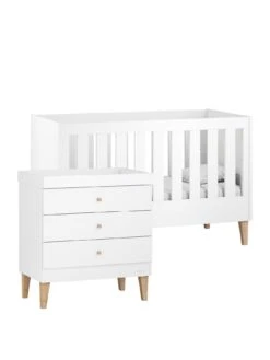 Venicci Saluzzo 2 Piece Furniture Set - White -FurniHaven Shop VL3KO SQ2 0000000013 WHITE SLf