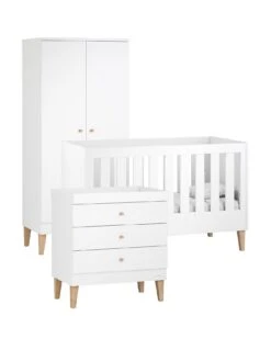 Venicci Saluzzo 3 Piece Furniture Set - White -FurniHaven Shop VL3KQ SQ2 0000000013 WHITE SLf