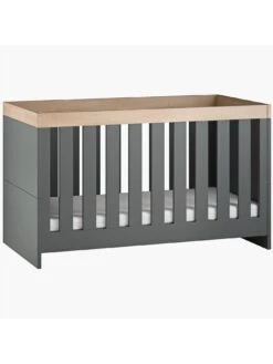 Little Acorns Burlington 3 Piece Furniture Roomset - Anthracite & Oak -FurniHaven Shop VL6PT SQ4 0000000311 GREY OAK SLd