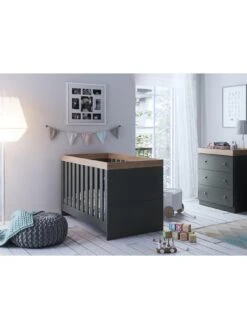 Little Acorns Burlington 2 Piece Furniture Set- Anthracite & Oak