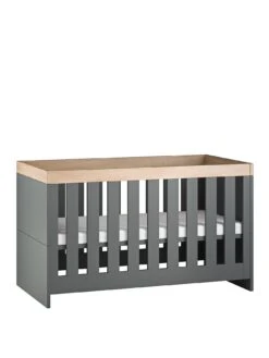Little Acorns Burlington 2 Piece Furniture Set- Anthracite & Oak -FurniHaven Shop VL6Q2 SQ3 0000000311 GREY OAK SLa