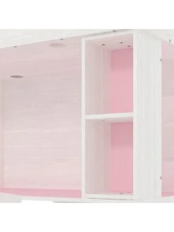 Very Home Miami Fresh High Sleeper Bed With Desk, Wardrobe, Shelves And Mattress Options (Buy And SAVE!) - Pink -FurniHaven Shop VLBX1 SQ6 0000000063 PINK SLd3