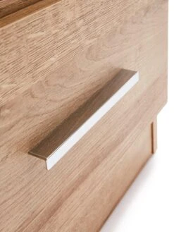 Panama 1 Drawer Bedside Cabinet - FSC® Certified -FurniHaven Shop VLFDD SQ5 0000000006 OAK SLd1