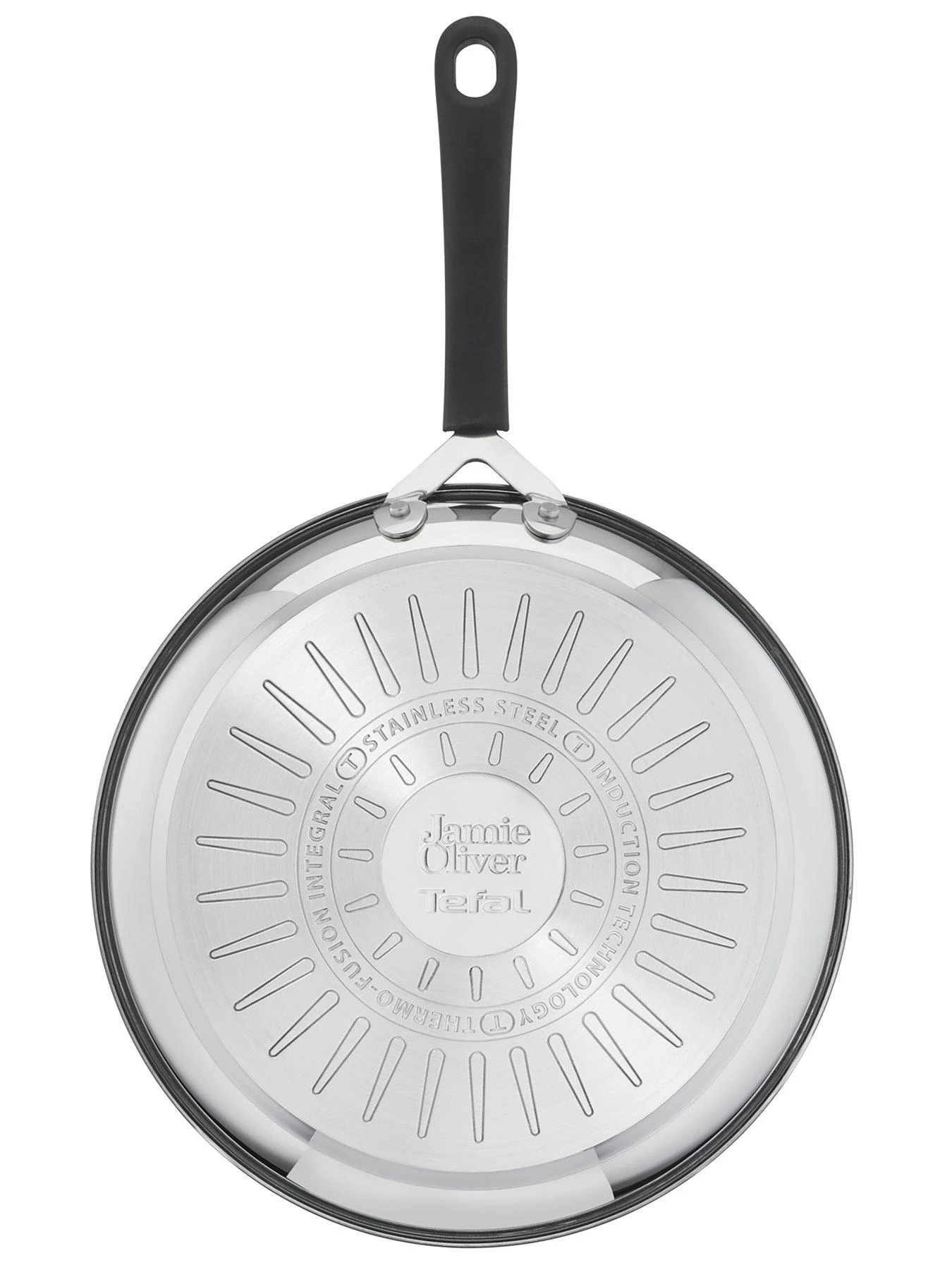Tefal Jamie Oliver By Tefal Quick & Easy Stainless Steel Non Stick Induction Compatible 24cm Frying Pan 5 Tefal Jamie Oliver By Tefal Quick & Easy Stainless Steel Non Stick Induction Compatible 24cm Frying Pan - Image 3