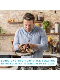 Tefal Jamie Oliver By Tefal Quick & Easy Stainless Steel Non Stick Induction Compatible 24cm Frying Pan 14 Tefal Jamie Oliver By Tefal Quick & Easy Stainless Steel Non Stick Induction Compatible 24cm Frying Pan -FurniHaven Shop VLJOZ SQ6 0000000088 NO COLOR SLd4