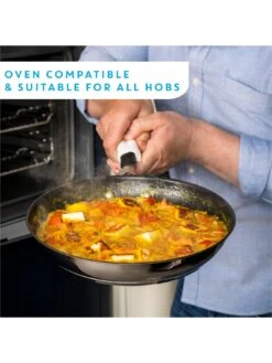 Tefal Jamie Oliver By Tefal Quick & Easy Stainless Steel Non Stick Induction Compatible 24cm Frying Pan 15 Tefal Jamie Oliver By Tefal Quick & Easy Stainless Steel Non Stick Induction Compatible 24cm Frying Pan -FurniHaven Shop VLJOZ SQ7 0000000088 NO COLOR SLd5