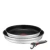 Tefal Jamie Oliver By Tefal Ingenio 3 Piece Removable Handle, Stackable Induction Compatible Frying Pan Set -FurniHaven Shop VLJPE SQ1 0000000088 NO COLOR SLf