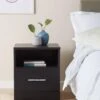 Everyday Panama 1 Drawer Bedside Cabinet - Black - FSC® Certified 1 Everyday Panama 1 Drawer Bedside Cabinet - Black - FSC® Certified -FurniHaven Shop VLJPS SQ1 0000000004 BLACK RSr