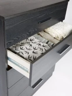 Everyday Panama 5 Drawer Chest - Black - FSC® Certified -FurniHaven Shop VLJPT SQ4 0000000004 BLACK SLd