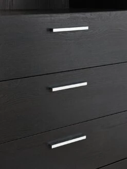 Everyday Panama 3 Door 4 Draw Combi Wardrobe - FSC® Certified -FurniHaven Shop VLJQ6 SQ6 0000000004 BLACK SLd2