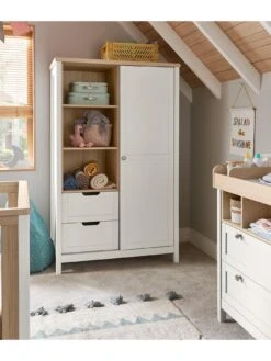 Mamas & Papas Harwell 3 Piece Furniture Range - White/Natural -FurniHaven Shop VLNS4 SQ7 0000000584 WHITE NATURAL DGy