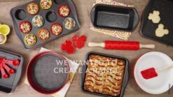 Prestige Disney Bake With Mickey Mouse Large 10 X 15" Baking Tray - Red & Black -FurniHaven Shop VLOS3 SQ8 0000000088 NO COLOR DVvL