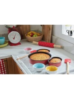 Prestige Disney Bake With Mickey Mouse 3 Piece Non Stick Mickey Head Cake Tins - Red & Black -FurniHaven Shop VLOS4 SQ6 0000000088 NO COLOR SLd4