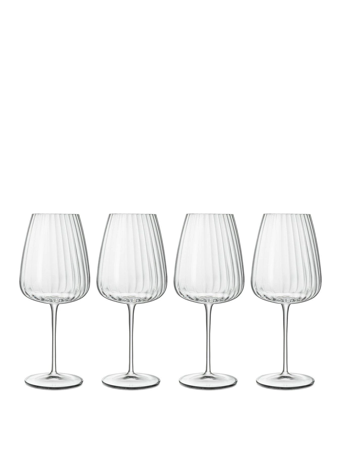 Luigi Bormioli Optica Set Of 4 Chardonnay Glasses - 550ml 3 Luigi Bormioli Optica Set Of 4 Chardonnay Glasses - 550ml