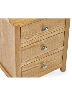 Julian Bowen Mallory 3 Drawer Bedside -FurniHaven Shop VLTP8 SQ5 0000000006 OAK SLd1