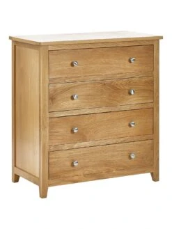 Julian Bowen Mallory 4 Drawer Chest 5 Julian Bowen Mallory 4 Drawer Chest -FurniHaven Shop VLTP9 SQ2 0000000006 OAK SLf