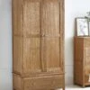 Julian Bowen Mallory 2 Door 1 Drawer Wardrobe -FurniHaven Shop VLTPC SQ1 0000000006 OAK RSr