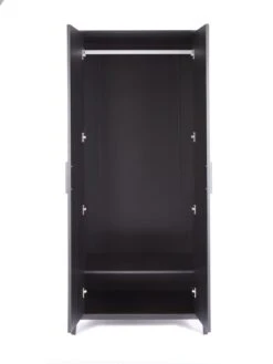 Carina 2 Door Wardrobe - Black -FurniHaven Shop VMD8T SQ4 0000000004 BLACK SLd